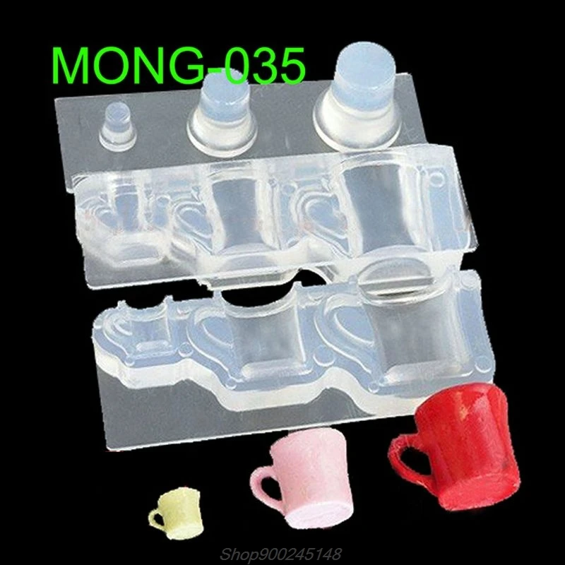 

6Styles Real Mini Milk Bottle Goblet Cup Silicone Mold Epoxy Resin Molds Jewelry Tools Jy15 20 Dropship
