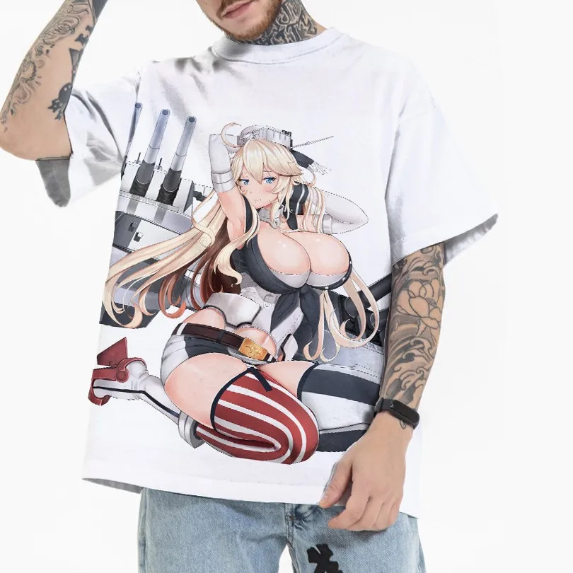 Футболки для мужчин новый бренд дизайн в любое время Xxxx Hentai печатная аниме