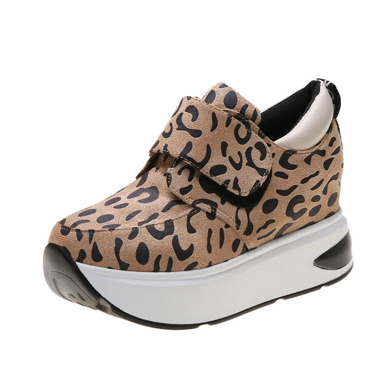 

Women Casual Sneakers Vulcanize Platform Breathable Increasing Sports Lace-Up Comfortable Wedge Outdoor Flat Shoes Zapatos Mujer
