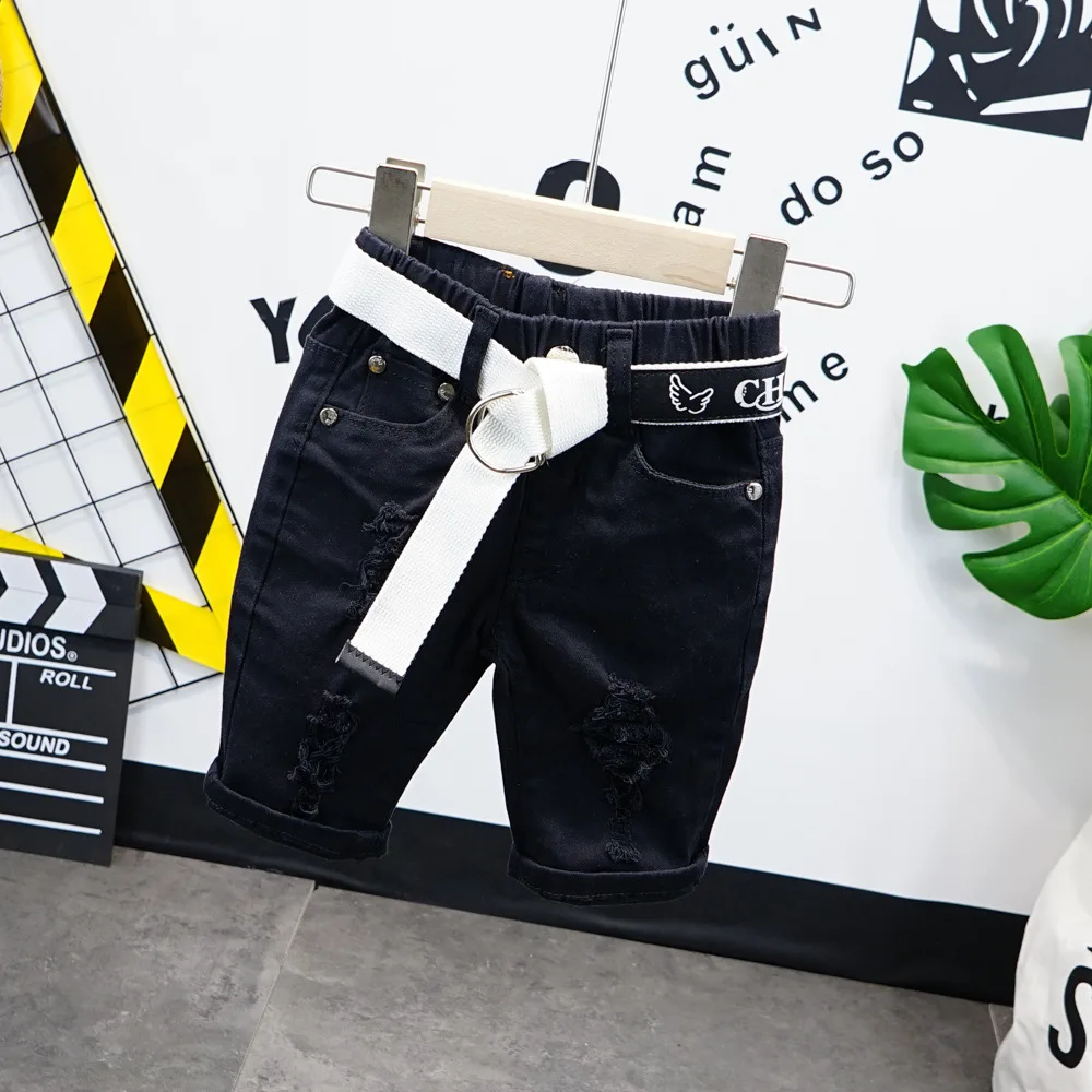 

2PCS WLG Boys Outfits Kids Summer Gray Blue Short Sleeve T Shirt and Short Set Baby Boy Fashion Clothes for 2-6 Years