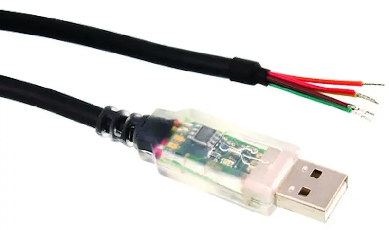 RS485 POS CABLE for IBM CASH DRAWER 0.8M, USB2.0 to RS422/RS485 Serial Converter Cable USB-RS485-WE compatible images - 6