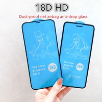 lvoest 18d anti fall phone glass for iphone 12 pro max 11 x xr xs max 6s 6 7 8 plus 12 mini se 2020 enhanced protection on film
