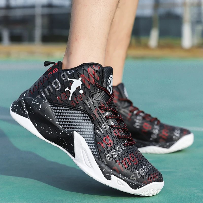 WIENJEE Men Battlefield Basketball Shoes Professional Sports Children Sneakers Boys Anti-slip Protection Ankle | Спорт и развлечения