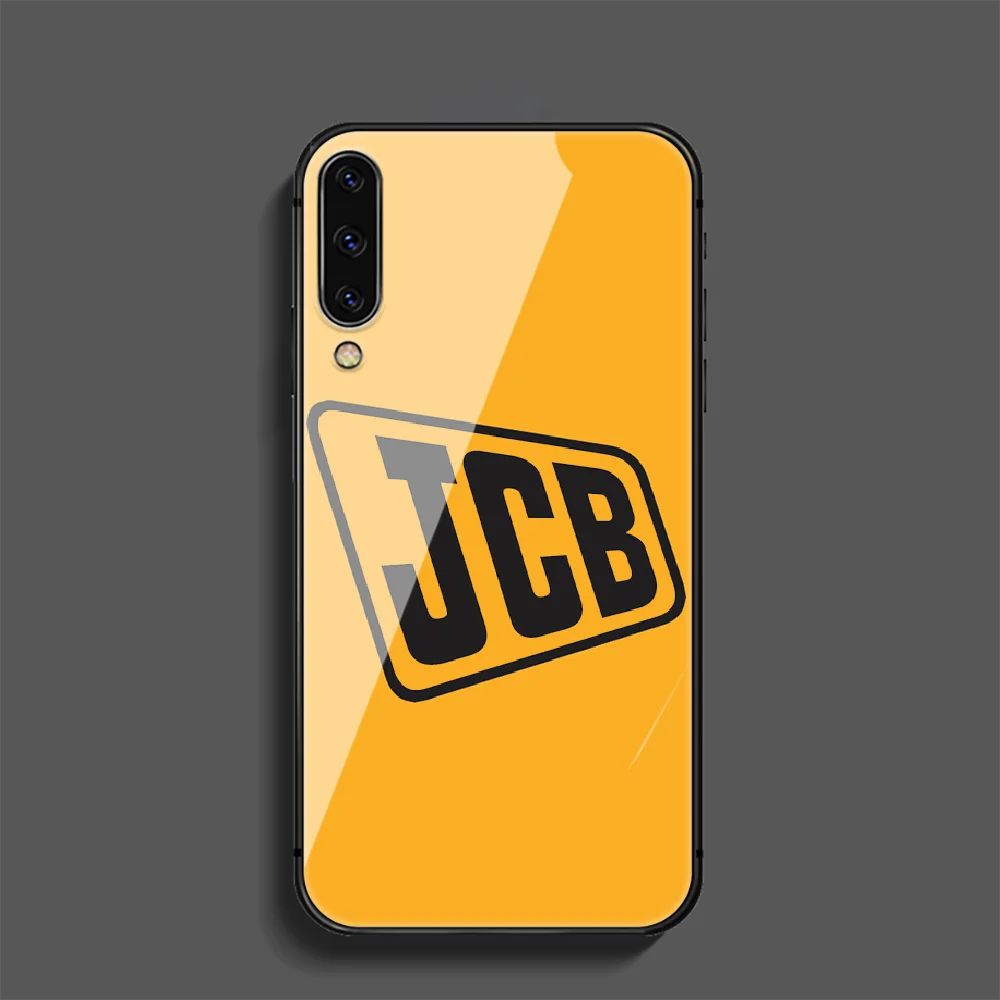 

JCB Phone Tempered Glass Case Cover For Samsung Galaxy A 3 5 7 10 20 20E 21S 30 30S 40 50 51 70 71 S Bumper Back Coque