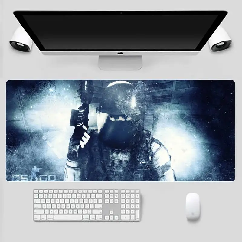 

CS go gaming Comfort Mouse Mat Gaming Mousepad Desk Table Protect Game Office Work Mouse Mat pad X XL Non-slip Laptop Cushion