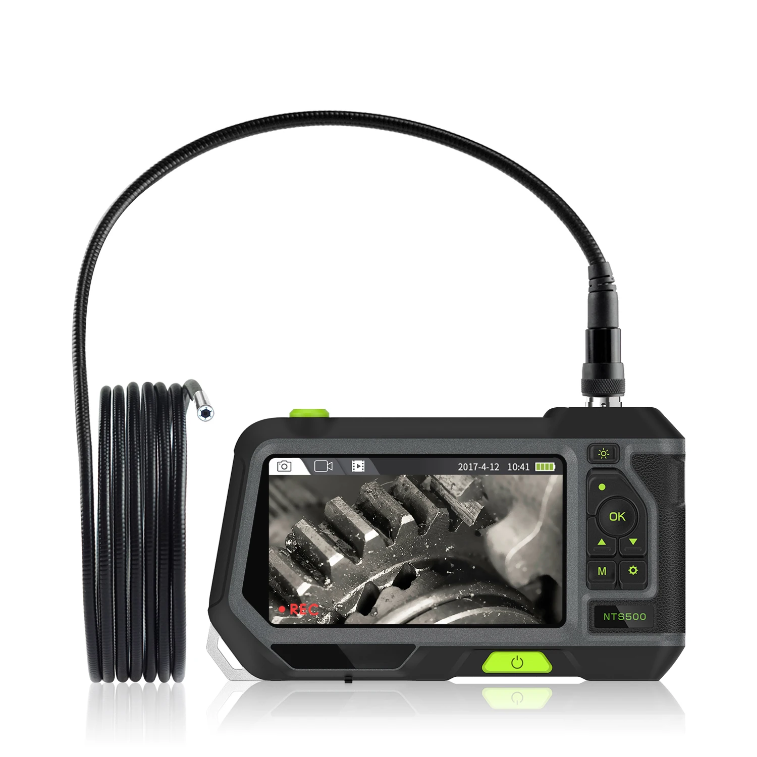 Промышленная эндоскоп бороскоп Инспекционная камера с полужесткой трубкой 3500