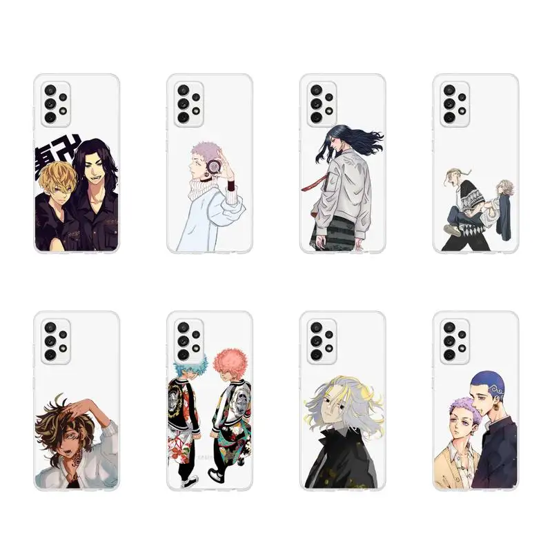 

Tokyo Revengers Japan anime Phone Case Transparent For Samsung Galaxy A S Note 9 10 51 50 71 70 80 20 21 30s ultra plus