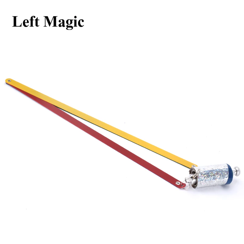 Прижимание круга к трости (серебристый/многоцветный нержавеющая сталь) фокусы