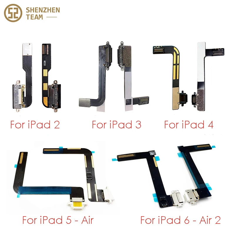 

SZteam зарядки Порты и разъёмы для гибкого кабеля для iPad 2 3 4 iPad Air Зарядное устройство Flex кабель для зарядки Flex для iPad 2, 3, 4, 5, 6 iPad Air 2