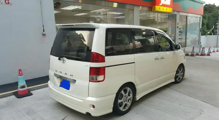 for toyota NOAH/VOXY spoiler 2001-2006 noah/Voxy with light ABS plastic materail unpainted noah/ voxy | Автомобили и мотоциклы