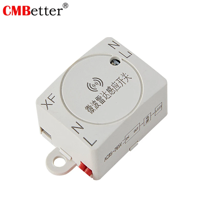 

110-240v 100W Circular Radar Microwave induction sensor switch instead of the human body infrared induction switch sensors