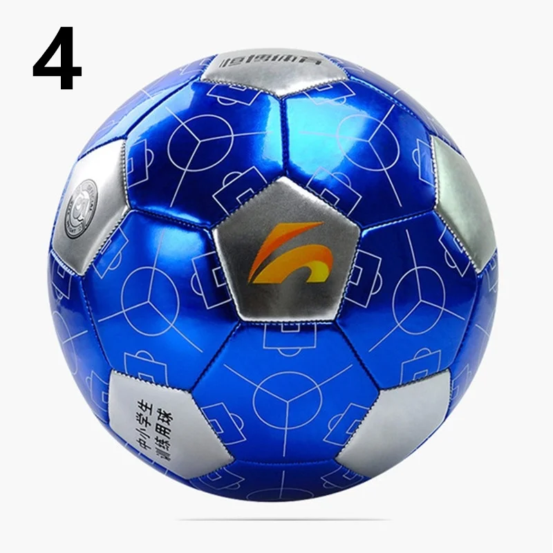 Blue Size 4 Стандартный размер 4 5 футбольный мяч для взрослых детей студентов футбол внутри и на открытом воздухе Обучение конкурс Футбол - Цвет: Blue Size 4