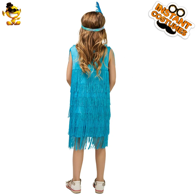 

Flapper Costumes For Kids 1920s Dress For Girls Fancy Dress Kids Halloween Party Cosplay Costume