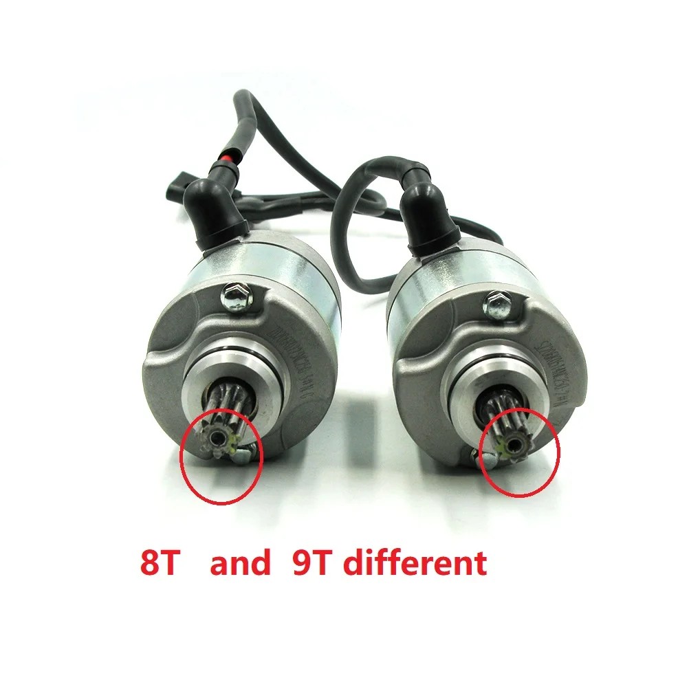 

250cc 450cc Motorcycle Starter Motor Start NC250 NC450 8 9 Teeth ZONGSHEN KAYO T6 K6 BSE J5 RX3 Xmotos ZS250GY-3 4 Valves Parts