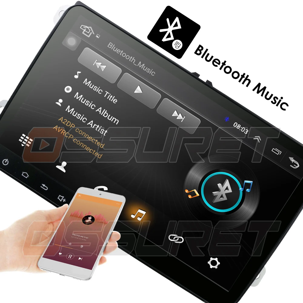 Автомобильный dvd-плеер для Seat Altea Leon Toledo volkswagen Passat Skoda серии gps стерео аудио навигация, Android 9,0 2 DIN Redio