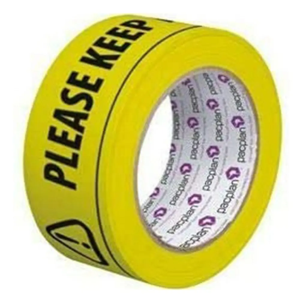 ПВХ самоклеящаяся пол Предупреждение ленточный маркер изоляции напоминание