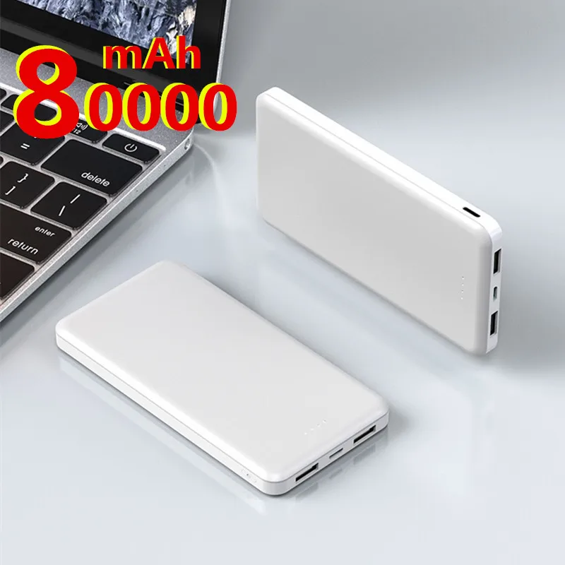 Mini Power Bank 80000mAh USB Charging Portable Charger External Battery Pack For Xiaomi mi 8 iPhone 11 pro Samsung S8 Poverbank | Мобильные
