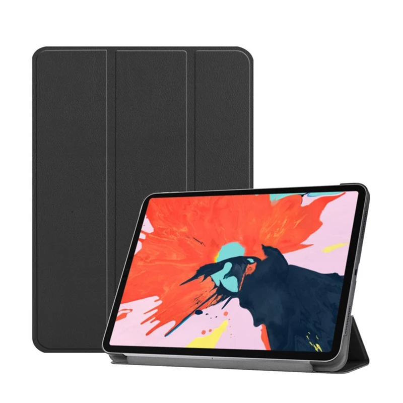 Black MTT Чехол для iPad Pro 12,9 дюйма с карандашом-держателем из искусственной кожи, Магнитный флип-чехол с подставкой, чехол для планшета, умный Авто Режим сна/пробуждения - Цвет: Black
