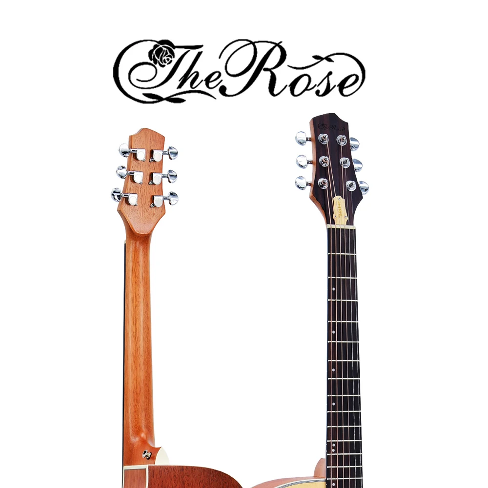 Акустическая гитара Роза 41 дюймовая в форме виноградины уровень звука A ель