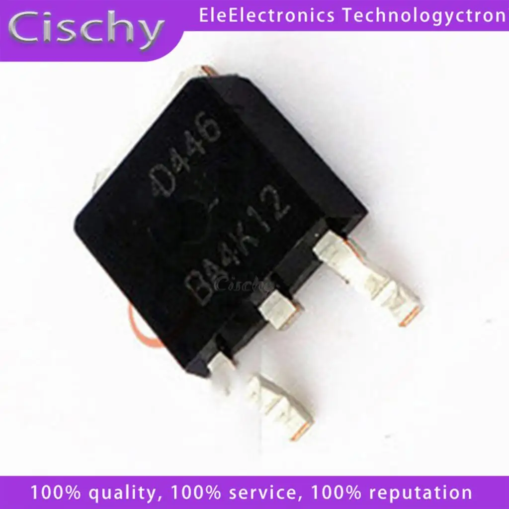 

5pcs AOD446 TO-252 D446 TO252 MOSFET N-CH 75V 10A