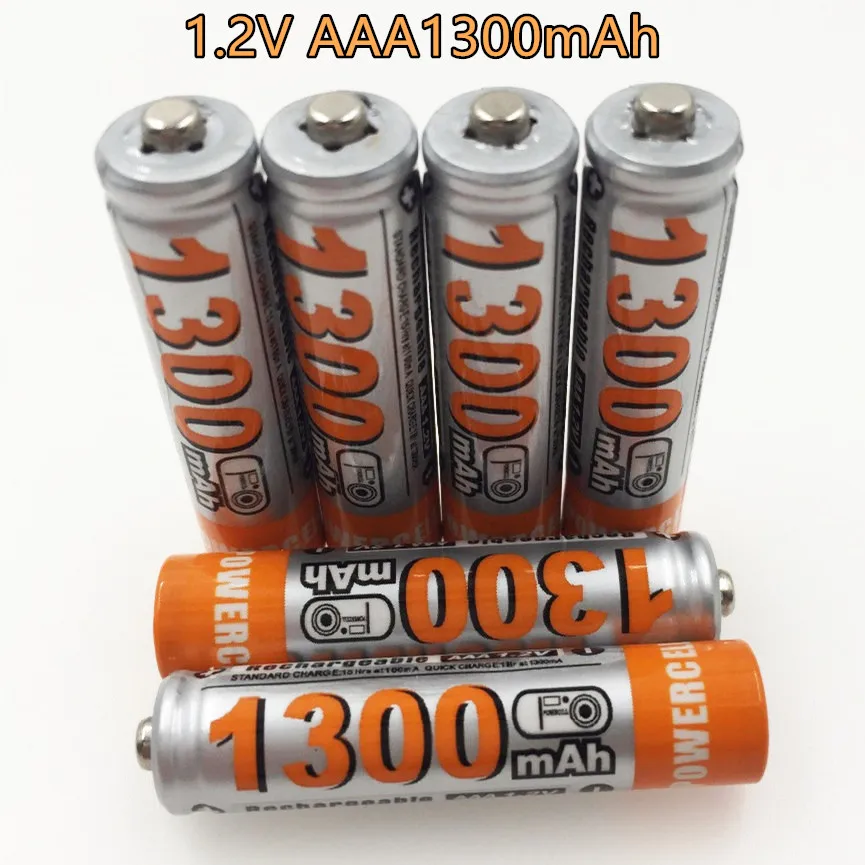 

100% new original AAA 1300 mAh 1.2 V Quality rechargeable battery AAA 1300 mAh Ni-MH rechargeable 1.2 V 3A battery Free shipping