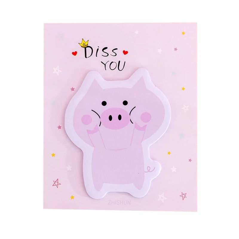 Cute Cartoon Toys Kids Pig Sticky Notes Memo Pad Diary Stationery Flakes Scrapbook Decorative | Игрушки и хобби