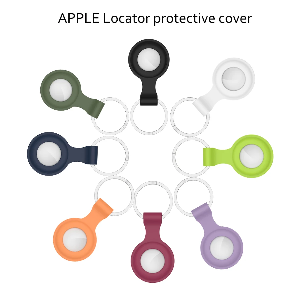 

Чехол для Apple airтеги, защитный чехол из жидкого силикона для Apple Locator Tracker, Защитные чехлы для ключей от потери, новые цвета