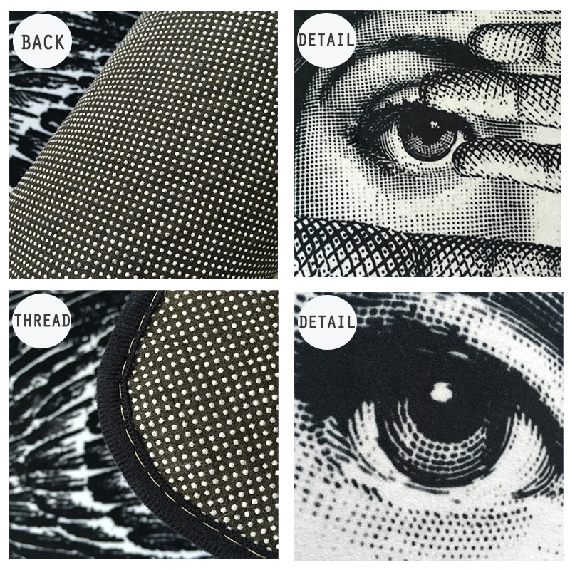 

Colorful Interior Absorbs Mud Mat Line Face Anti-slip Slip Retro Front Door Inside Floor Dirt Trapper Entry Rugs Room Decor