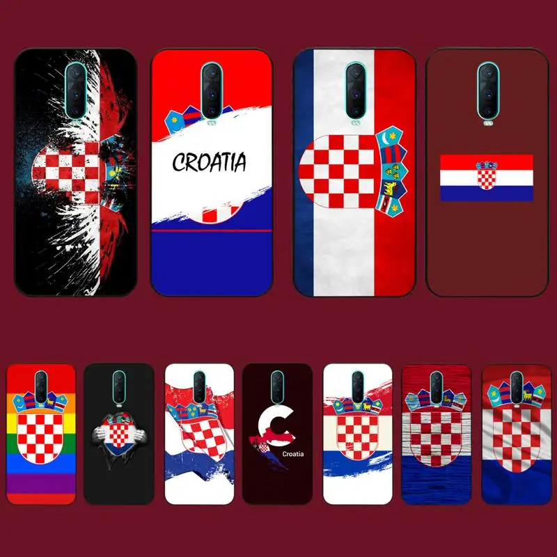 

TOPLBPCS National Flag Croatia Banner Phone Case for Vivo Y91C Y11 17 19 53 81 31 91 55 V17 11i 9 fot oppo