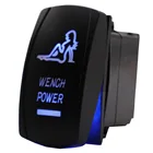 Wench Мощность автомобиль Лодка кулисный переключатель Водонепроницаемый лазер 5 Pin SPST ONOFF 12 В24V синий светодиод для авто Автомобильная грузовик морской катер