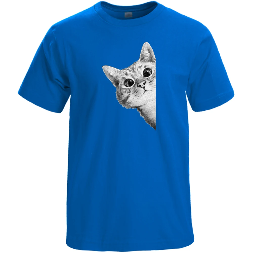 

Kawaii Anime Cat Cute Casual T Shirt Printed Short Sleeve Tshirts Vintage Cool Top Men Cotton Retro Outdoor Fitted Gray Tshirt