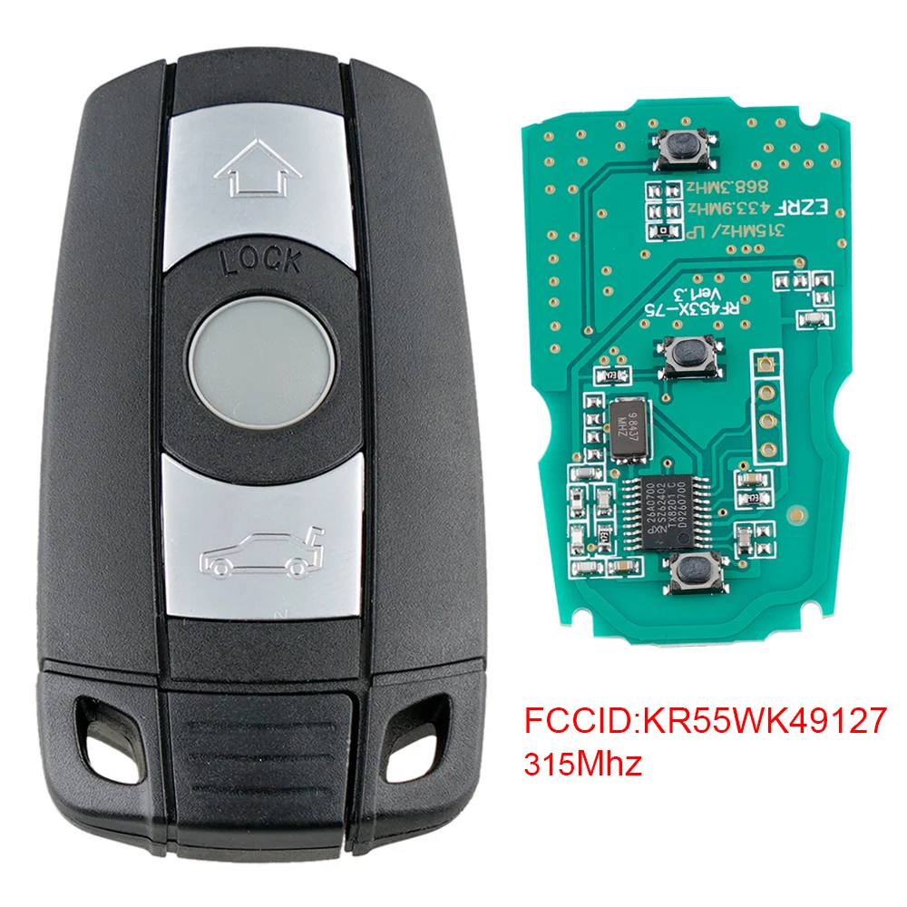 Дистанционный Автомобильный ключ для замены 315 МГц 3 кнопки дистанционный