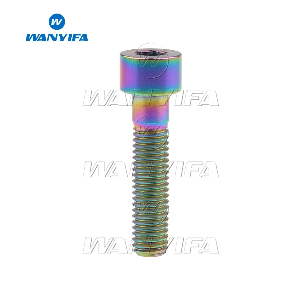 Титановый &quotwanifa&quot Ti M8 X 15 20 25 30 35 мм Шестигранная головка для ключа болты винт