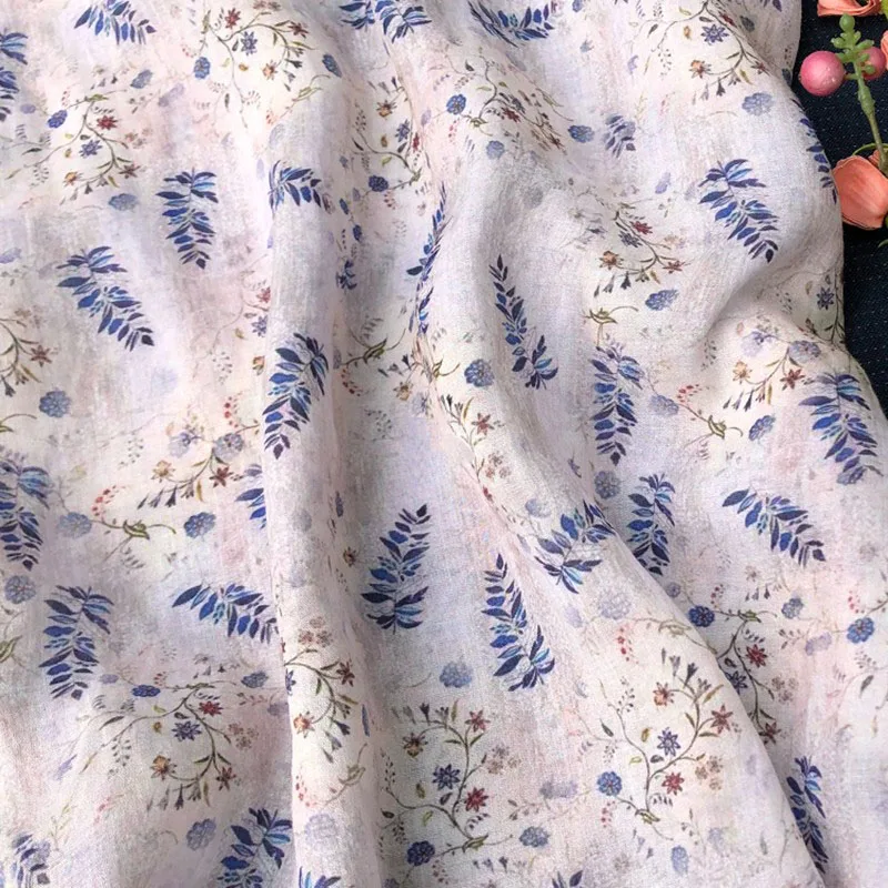 Высококачественная Новая натуральная ткань рами красивая Дымчатая пудра