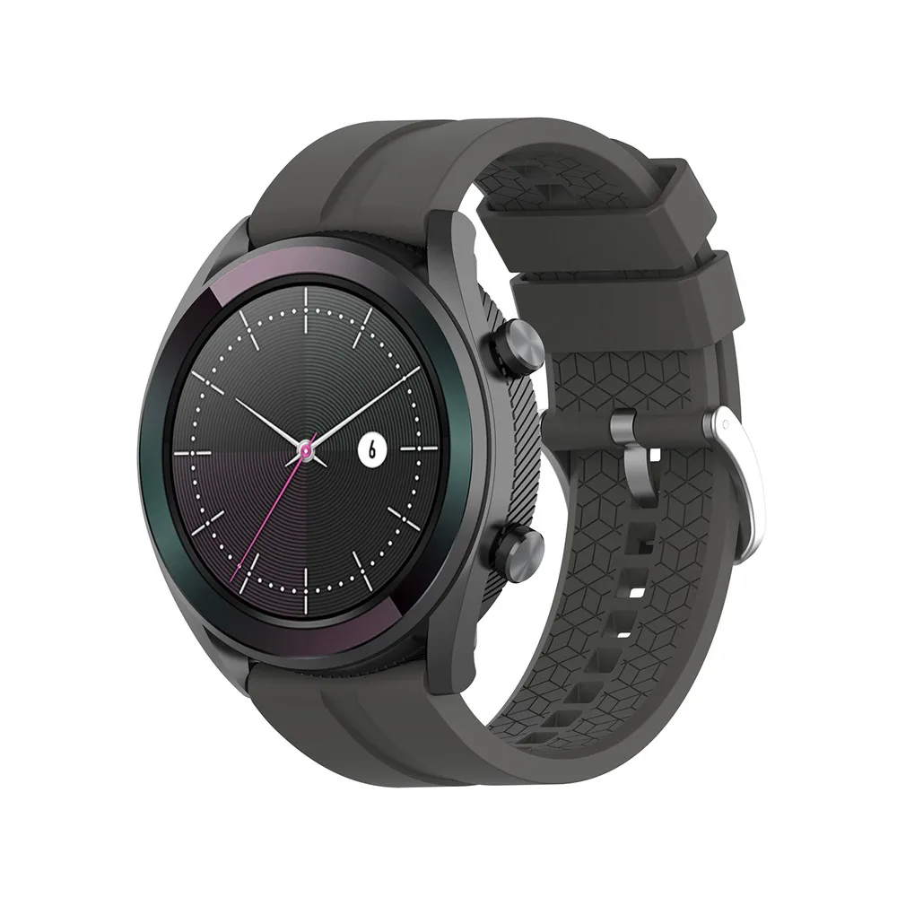 Роскошный модный силиконовый браслет для huawei Watch GT 42 мм 46 мм/gear s3/Honor Watch волшебный спортивный браслет для ремешка часов