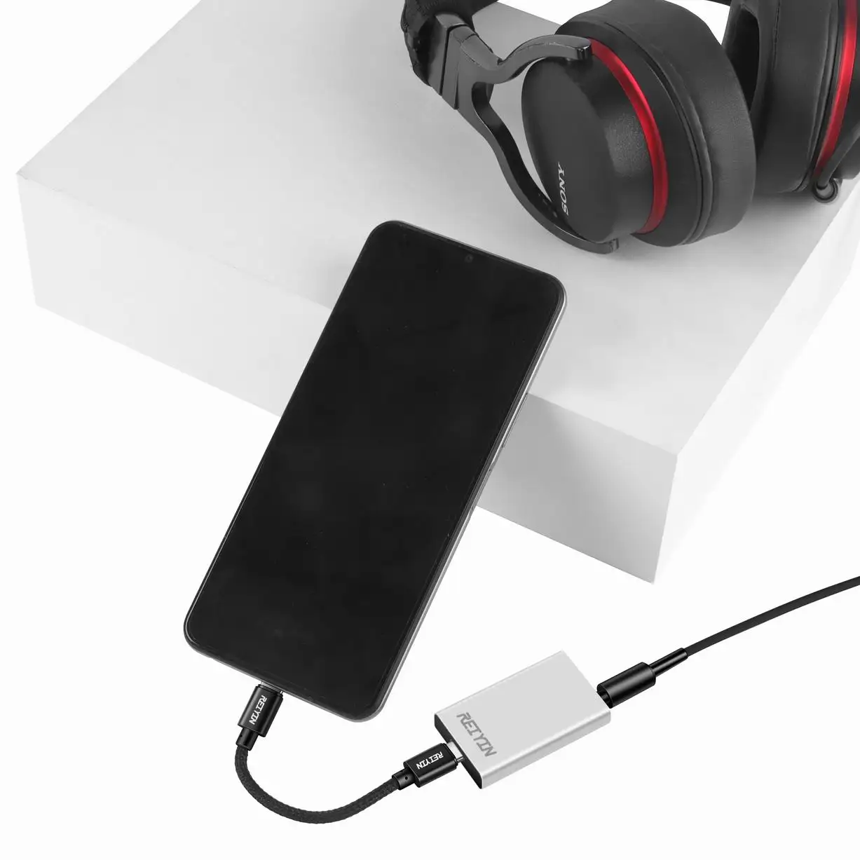 Reiyin DA-Pro ES9038Q2M Portable HIFI USB DAC AMP Headphone Amplifier DSD512 PCM 768kHz 3.5 Optical Output