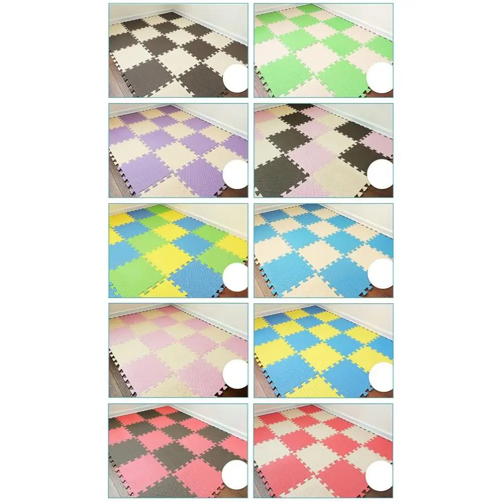 

30*30Cm Household Foam Floor Mat Cold And Moisture-Proof Waterproof Noise Reduction Student Dormitory Mosaic Puzzle Mat