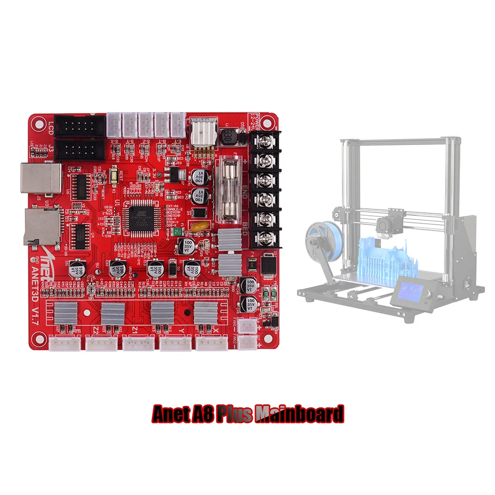 Anet A1284 Base V1.7 базовая плата управления материнская для A8 Plus DIY самостоятельная