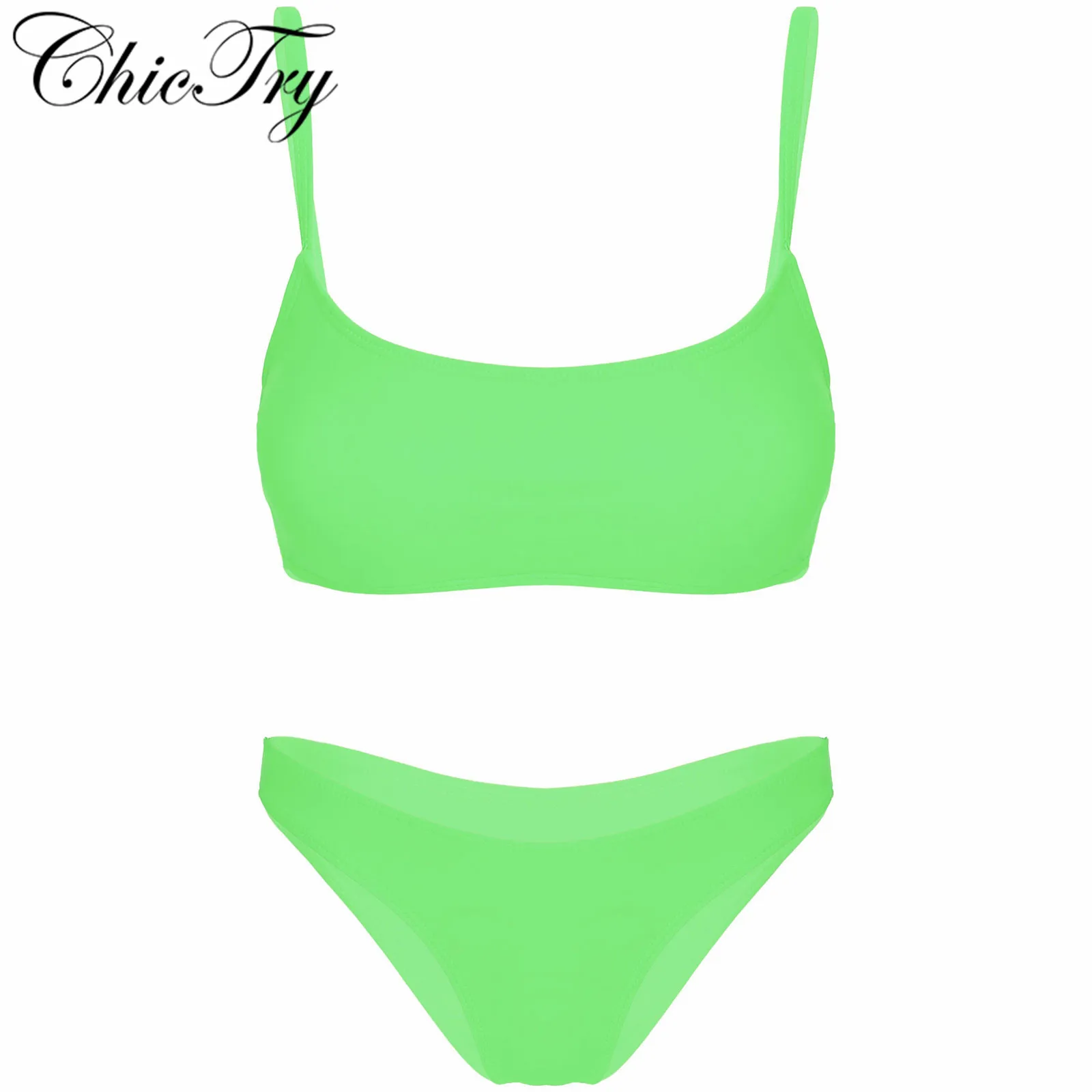 

2020 Women Female Two Piece Swimsuit Swimwear Padded Bra Swimsuit Beachwear Swimwear Vintage Retro Bathing Suit Swim Wear Sets