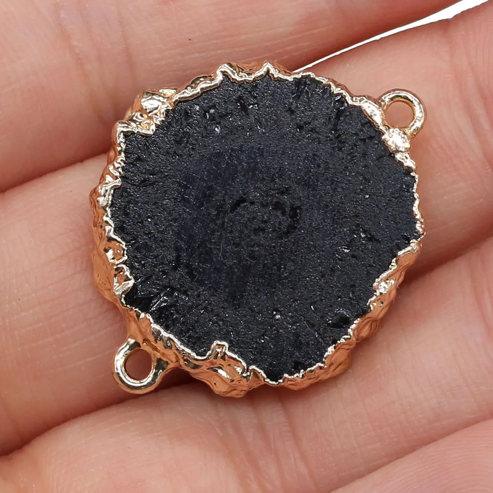 

Irregular Natural Stone Connector Agate For Jewelry Making DIY Necklace Bracelet Handiwork Sewing Craft Accessory
