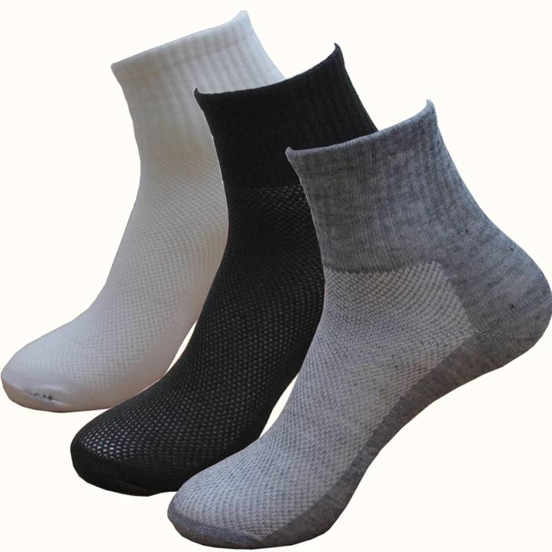 

High Quality Cotton Men's Crew Socks Knitted Winter Warm Socks Unisex Women Socks Male Female Breathable Solid StripeSocks