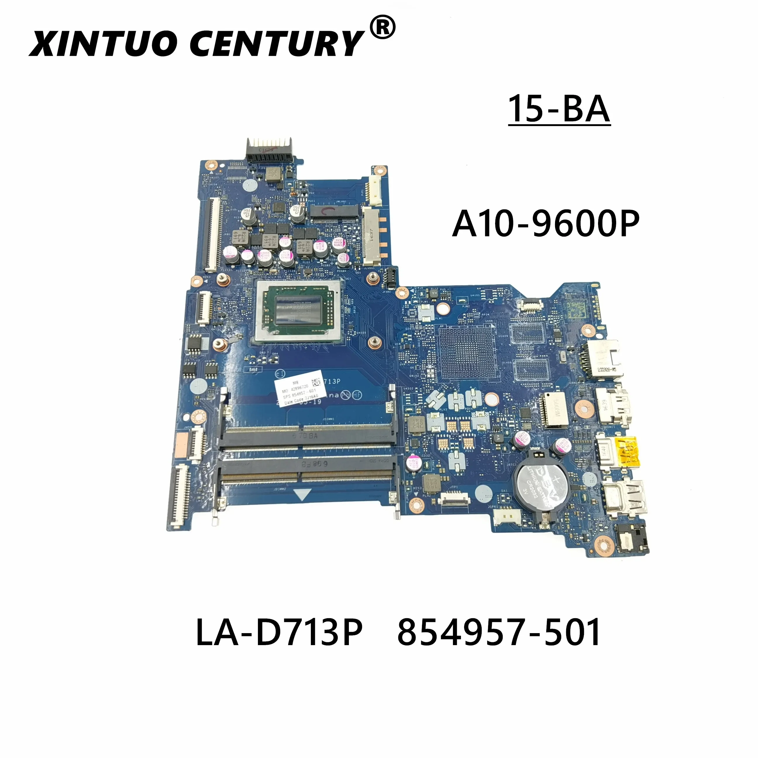 

Материнская плата для hp 15-BA 854957-601 854957-501 854957-001 BDL51 LA-D713P A10-9600P встроенный процессор протестирован
