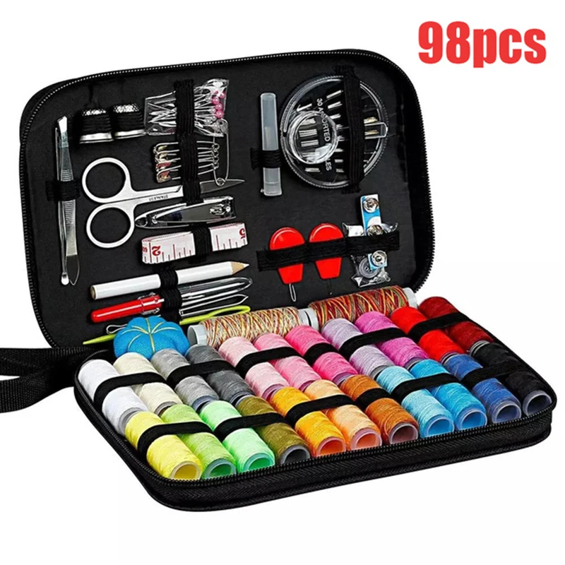 

Sewing Kit Set DIY Multifunctional Combination Portable Sewing Tools Hand Sewing Embroidery Thread Tools Home Sewing Accessories
