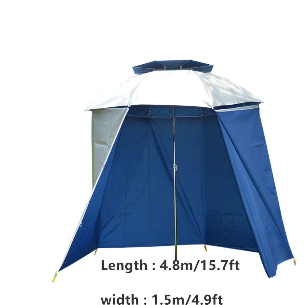 Водонепроницаемый настенный тканевый зонт для рыбалки на открытом воздухе 480 см
