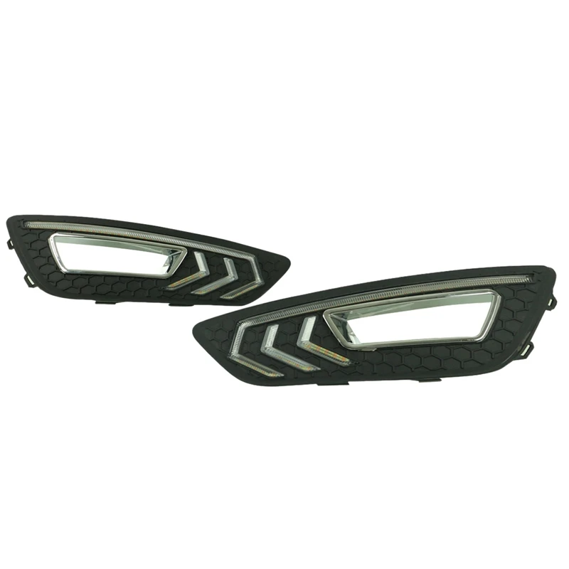

2Pcs for Ford New Focus 2015 with Special Yellow LED Daytime Running Lights