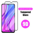 9D полное покрытие закаленное стекло взрывозащищенное для redmi note 9 pro max 9s 5G Защитное стекло для экрана для redmi 9 9A 9AT 9C 9i