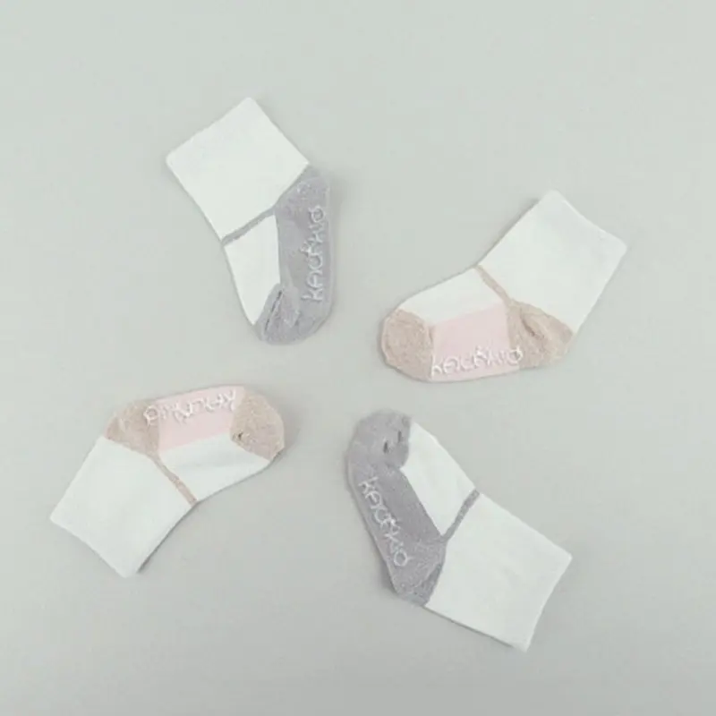 От 1 до 3 лет однотонные носки для маленьких девочек мягкие хлопковые