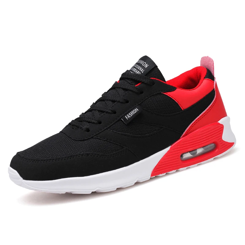 Мужские теннисные туфли дышащие удобные сетчатые на шнуровке плоская подошва