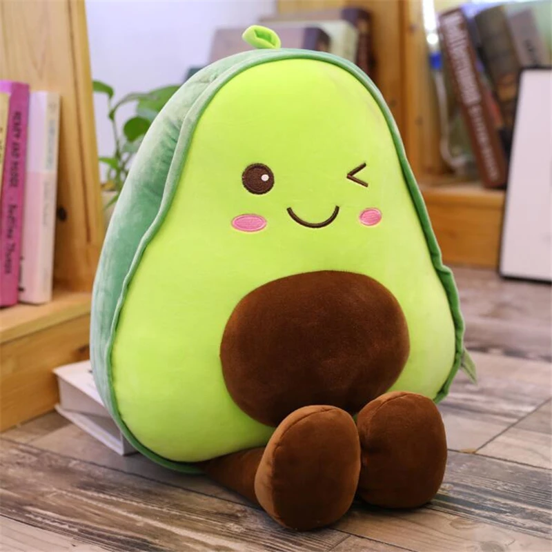 

30-85 CM Cute Avocado Stuffed Toy Filled Doll Fruit Cushion Pillow Soft Plush Child Baby Girl Birthday Gift