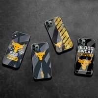 the rock dwayne johnson ua phone case tempered glass for iphone 13 12 mini 11 pro xr xs max 8 x 7 plus se 2020 cover